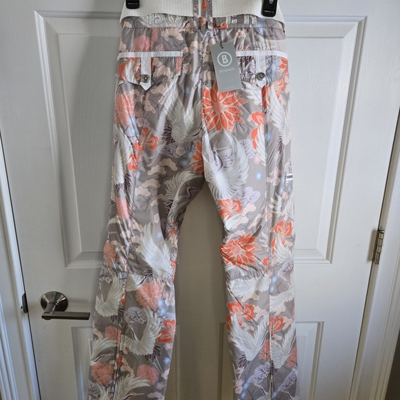 Bogner Wmns Teri Ski Pants, Sz. 6 Long, Floral Print, NWT - Picture 4 of 8